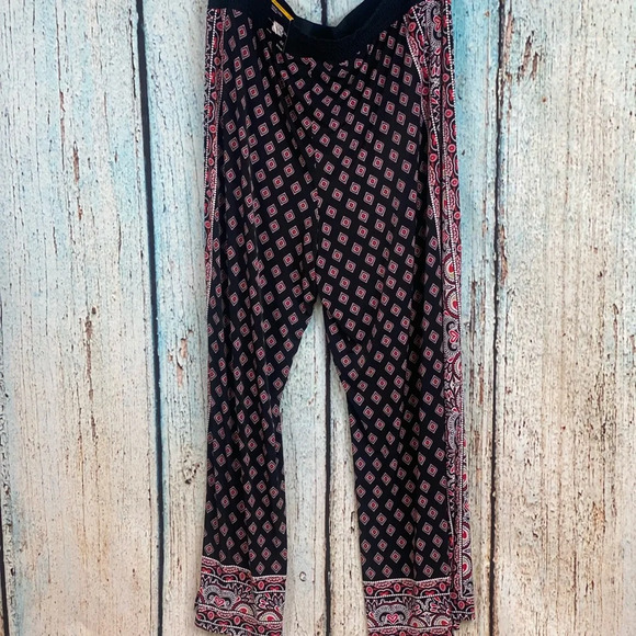 INC NWT Multicolor Printed Wide Leg Pants - Picture 15 of 16